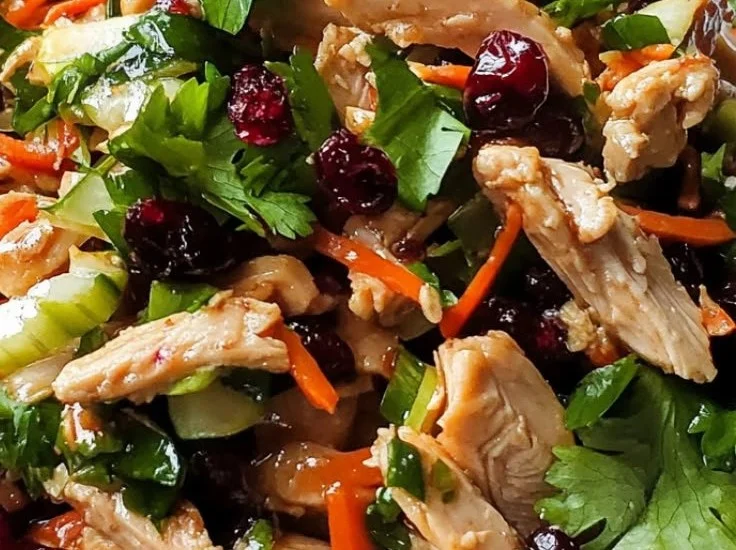 Asian Chicken Cranberry Salad