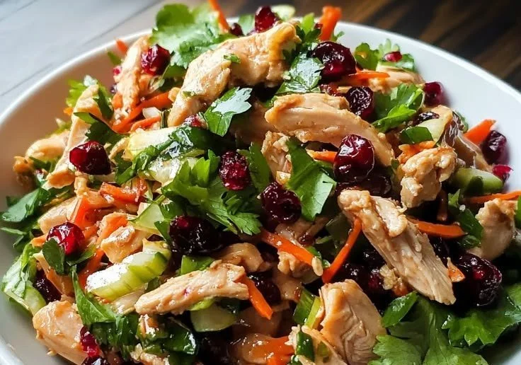 Asian Chicken Cranberry Salad