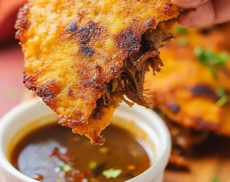 Authentic Mexican Birria Tacos with Consommé