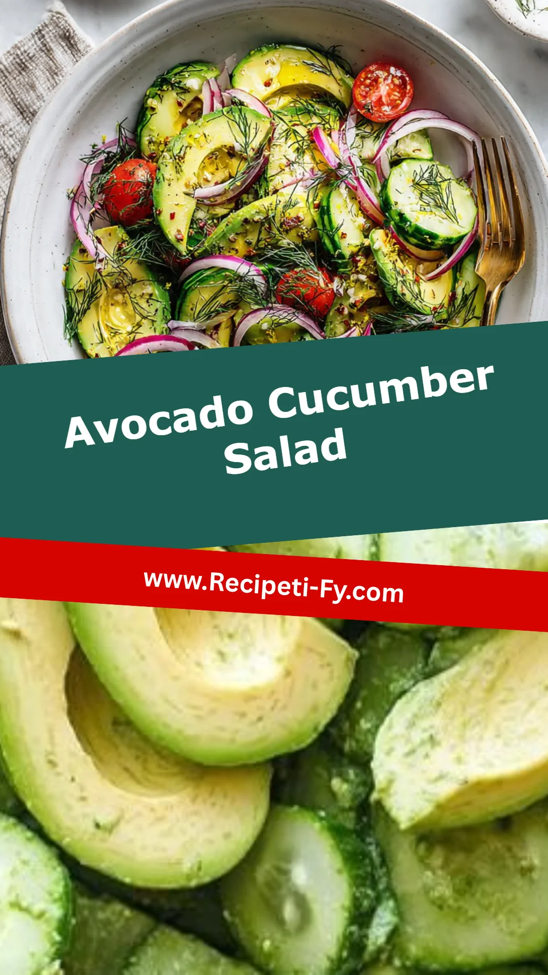 Avocado Cucumber Salad