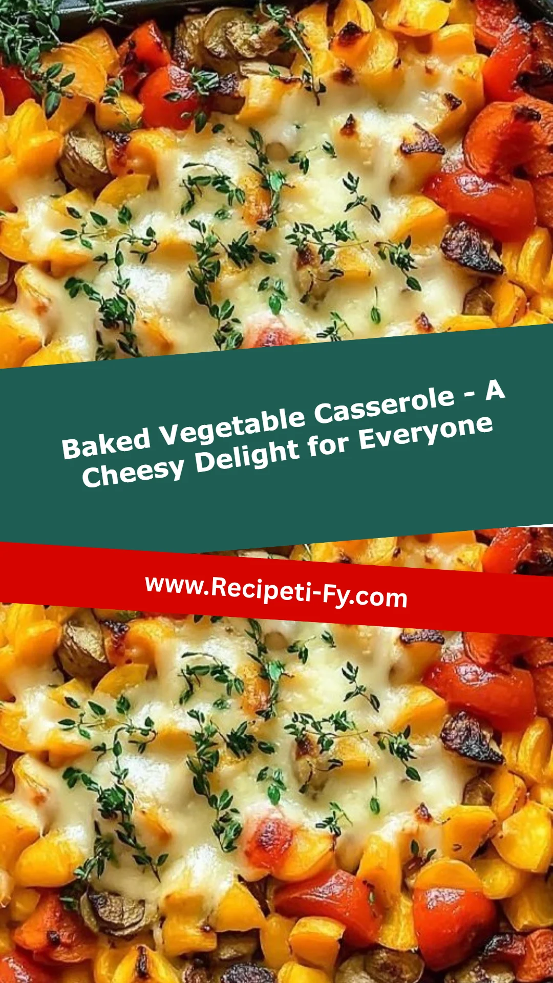 Baked Vegetable Casserole - A Cheesy Delight for Everyone