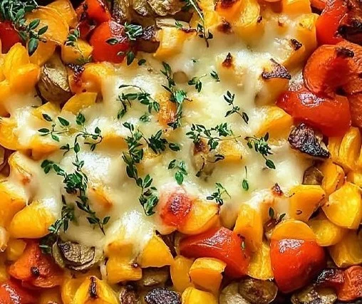 Baked Vegetable Casserole - A Cheesy Delight for Everyone