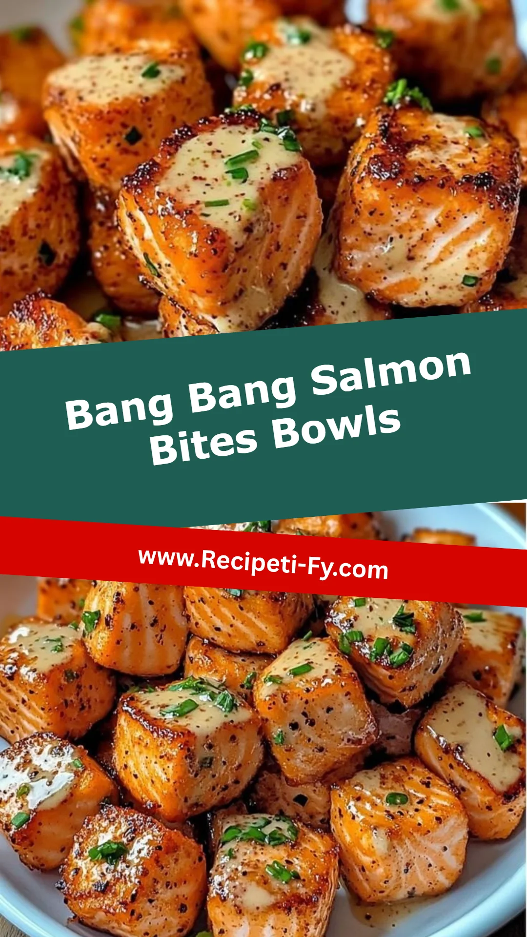 Bang Bang Salmon Bites Bowls