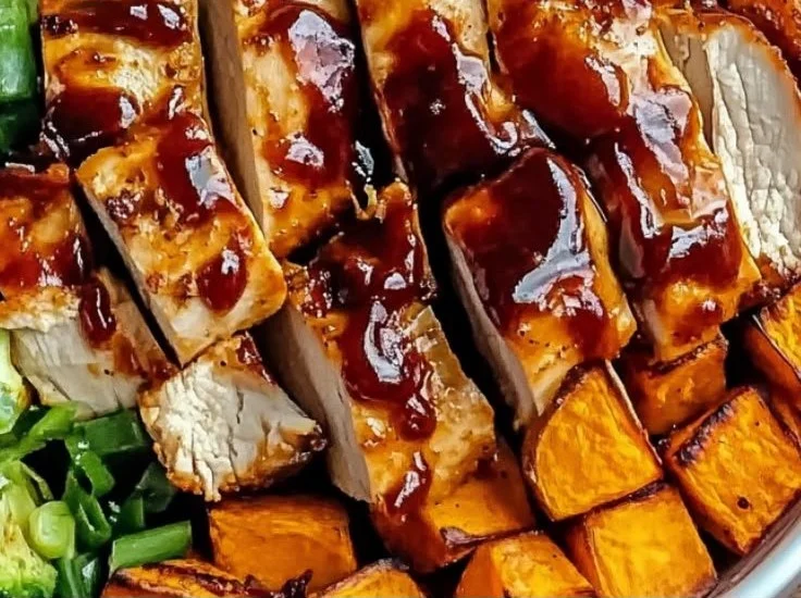 BBQ Chicken Sweet Potato Bowl