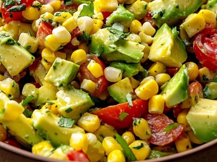 Best Summer Corn Salad with Avocado