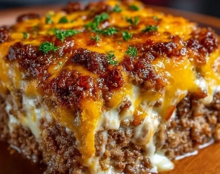 Cheesy Meatloaf Casserole