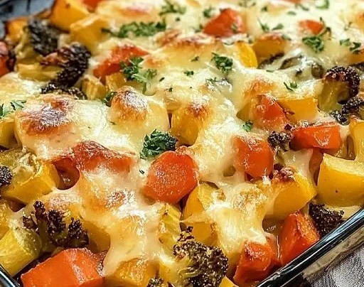 Cheesy Veggie Casserole That Everyone Will Love
