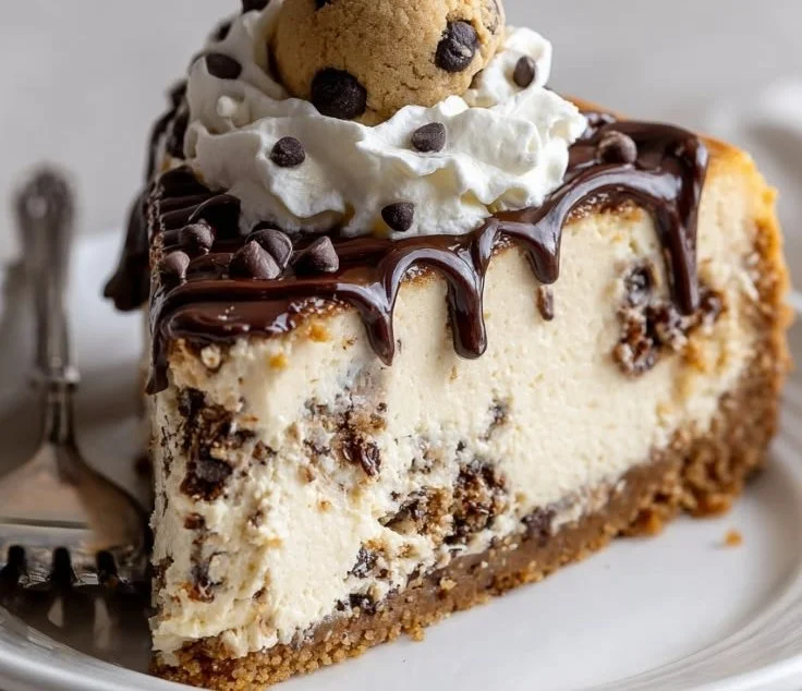 Chocolate Chip Cookie Dough Cheesecake
