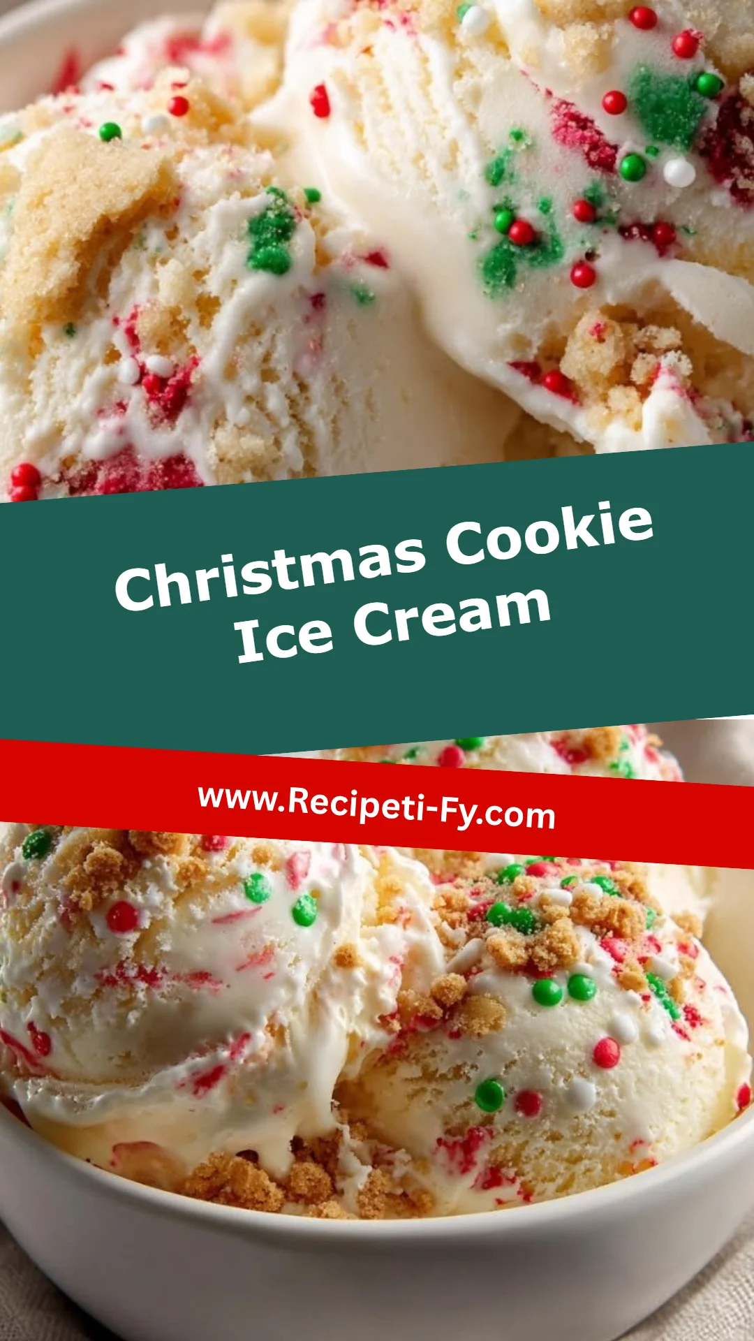 Christmas Cookie Ice Cream