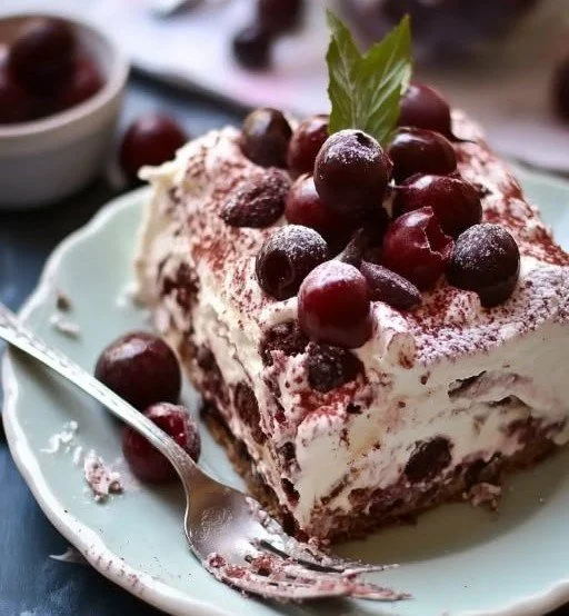 Cloud 9 Black Forest Tiramisu – No-Bake Bliss!
