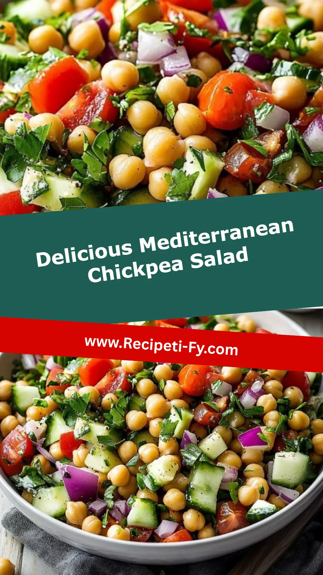 Delicious Mediterranean Chickpea Salad