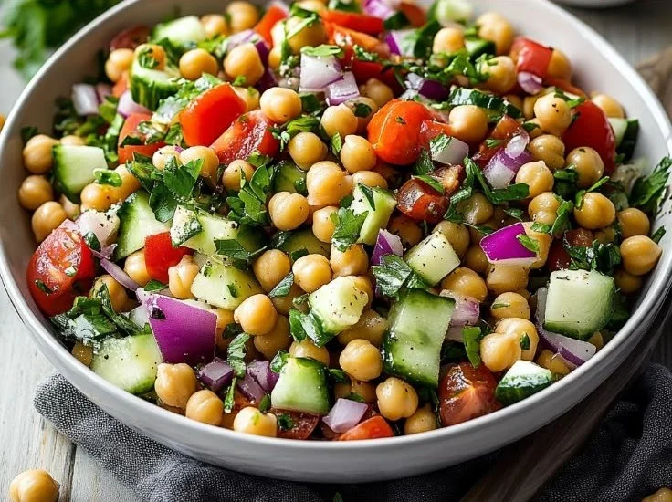 Delicious Mediterranean Chickpea Salad