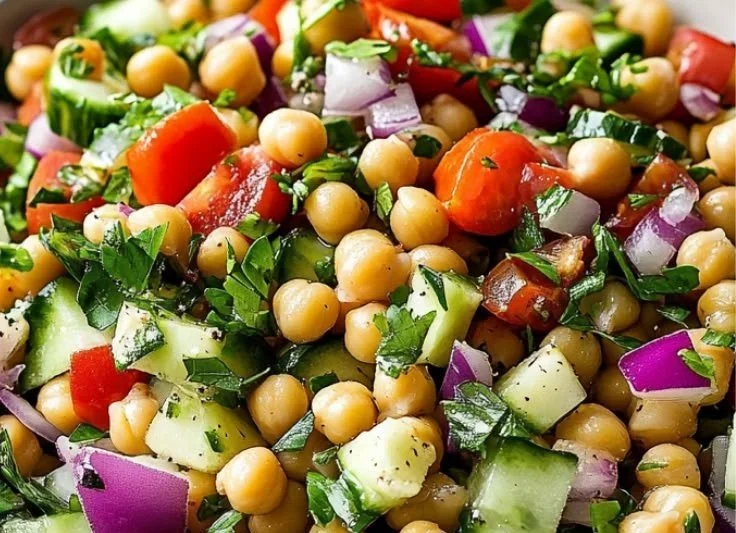 Delicious Mediterranean Chickpea Salad