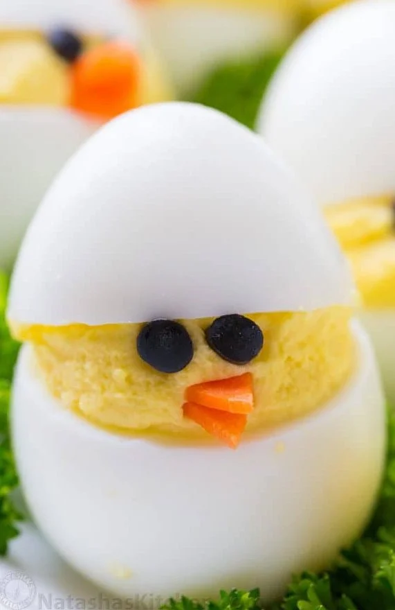 Deviled Egg Chicks: Fun Hatching Style for Easter Joy!