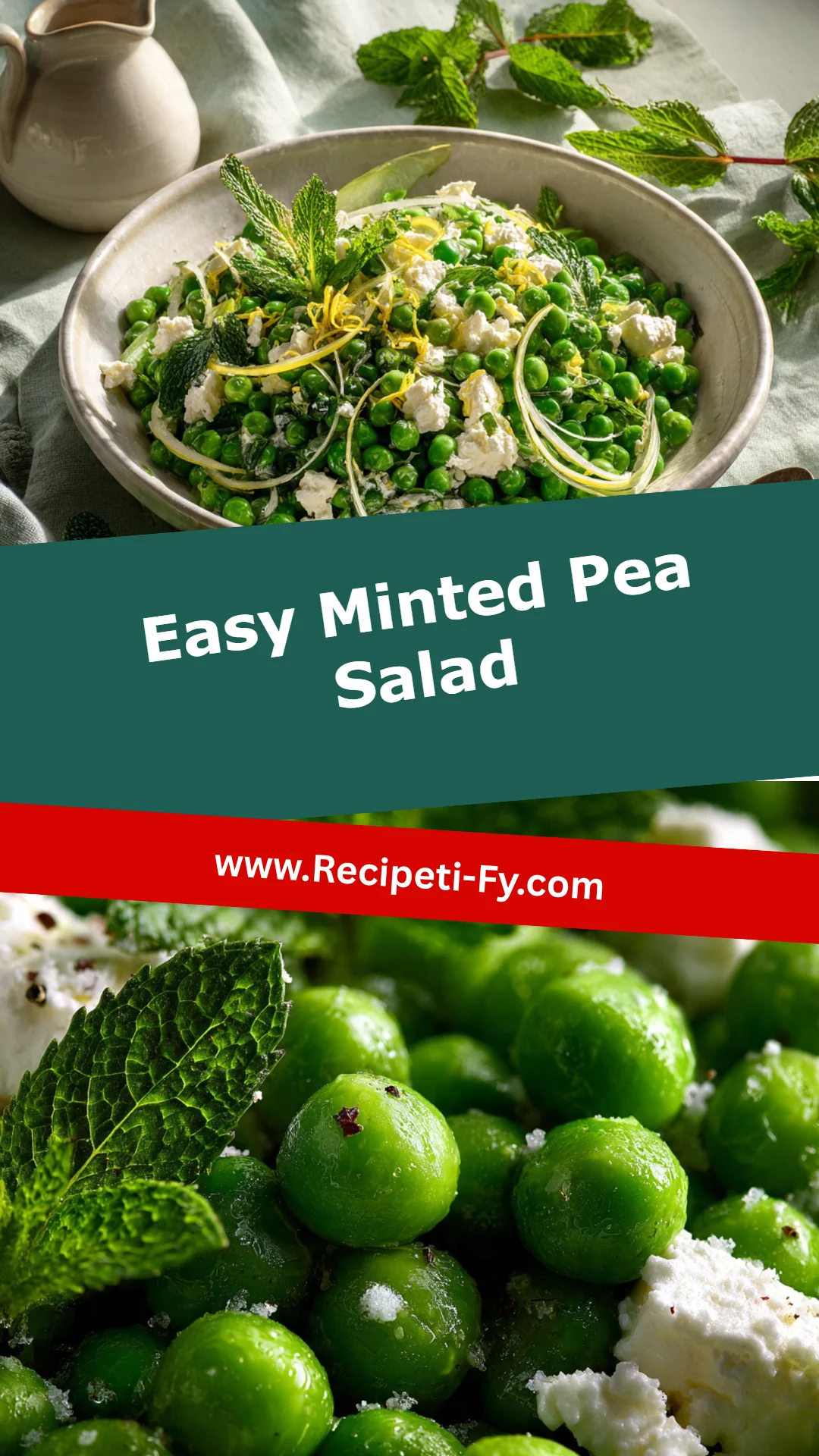 Easy Minted Pea Salad