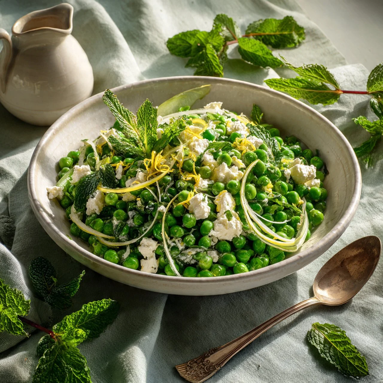 Easy Minted Pea Salad