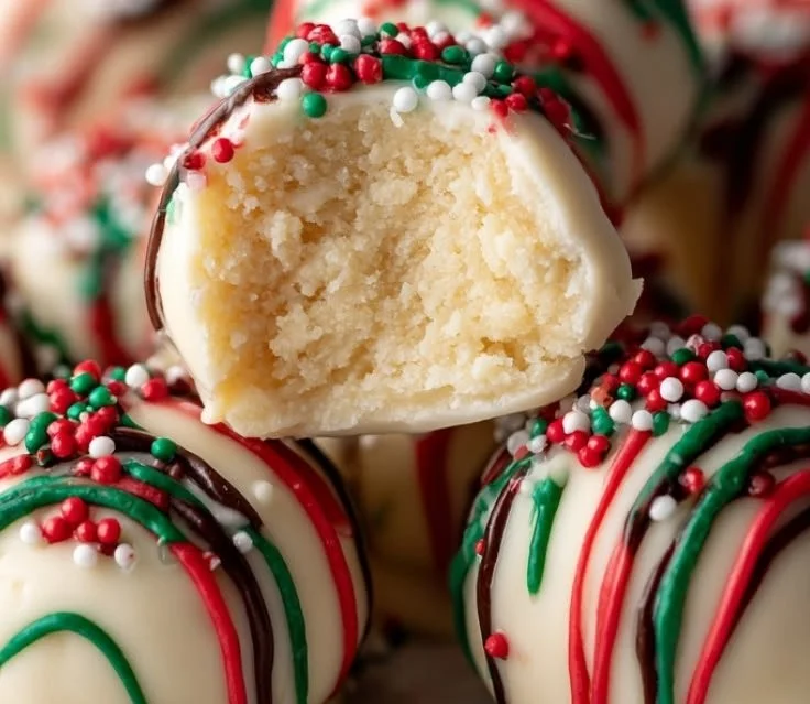 Easy No-Bake Christmas Cheesecake Bites