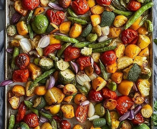 Easy Sheet Pan Roasted Veggies