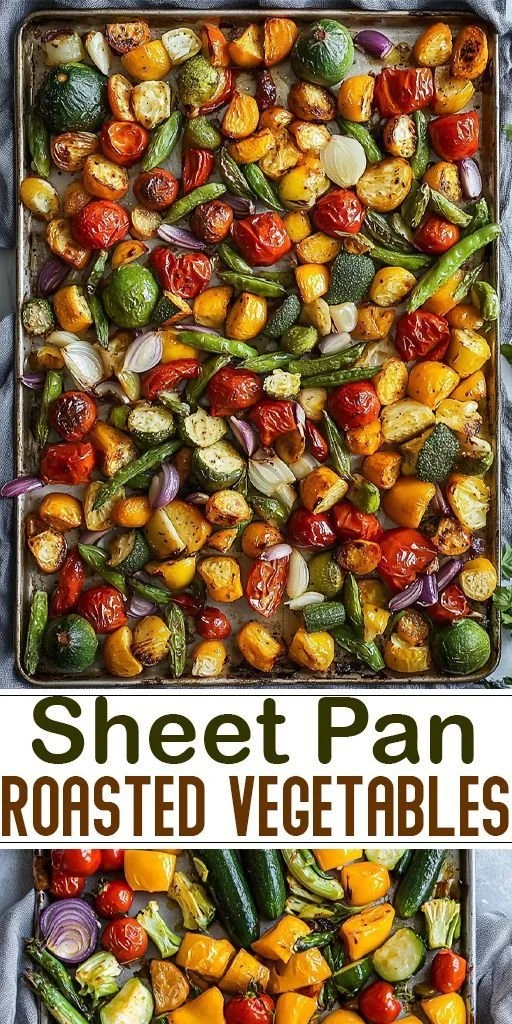 Easy Sheet Pan Roasted Veggies