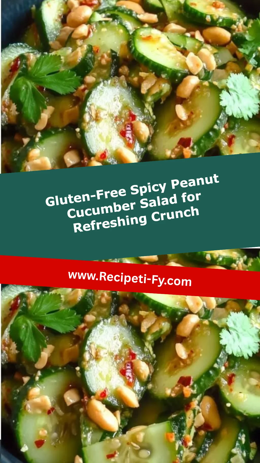 Gluten-Free Spicy Peanut Cucumber Salad for Refreshing Crunch