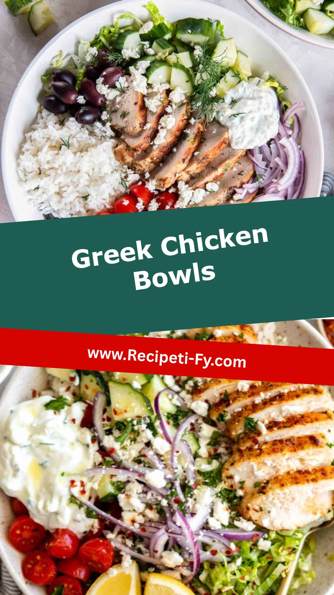 Greek Chicken Bowls