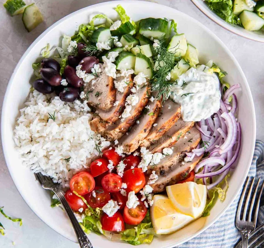 Greek Chicken Bowls