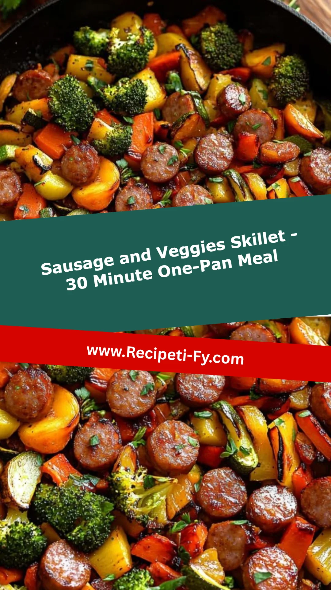 Sausage and Veggies Skillet - 30 Minute One-Pan Meal