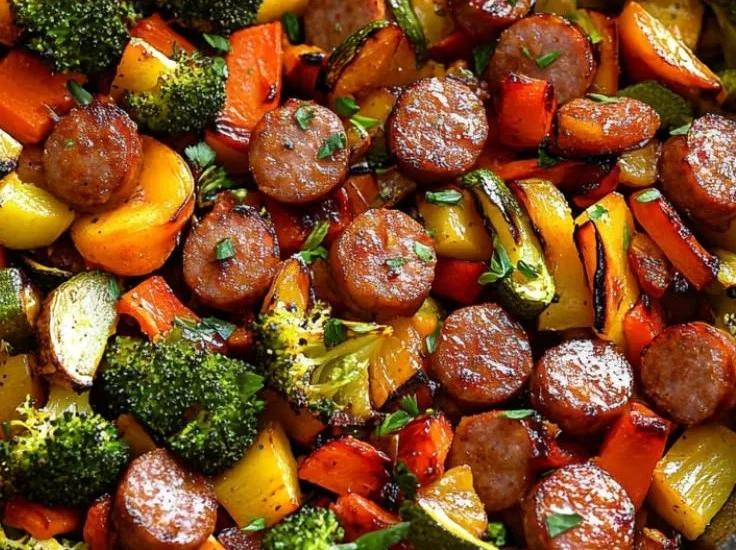 Sausage and Veggies Skillet - 30 Minute One-Pan Meal