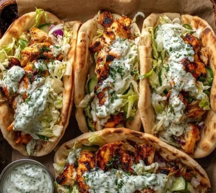 Sheet Pan Chicken Pitas with Herby Ranch