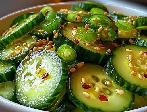 Simple Asian Cucumber Salad