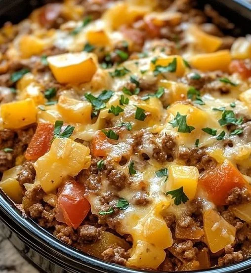 Slow Cooker Cowboy Casserole