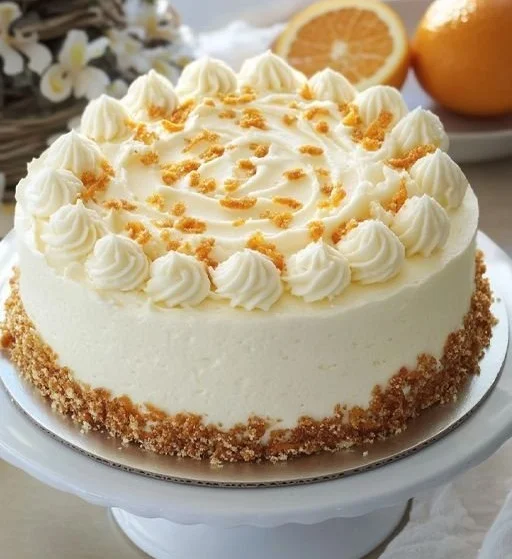 Spiced Orange Ginger Carrot Cake