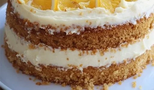 Spiced Orange Ginger Carrot Cake