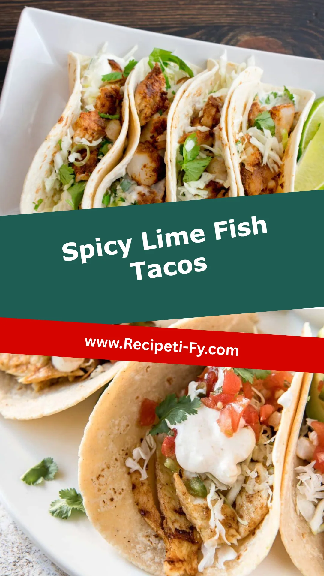 Spicy Lime Fish Tacos
