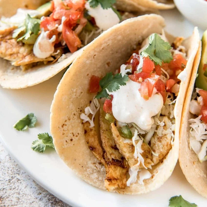 Spicy Lime Fish Tacos