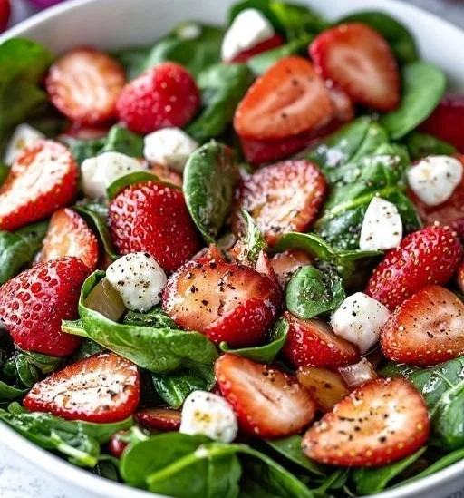 Strawberry Spinach Salad