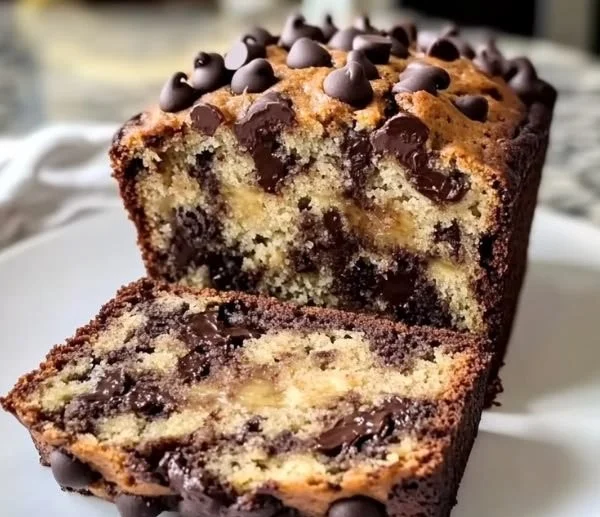 Super Moist Chocolate Chip Banana Bread