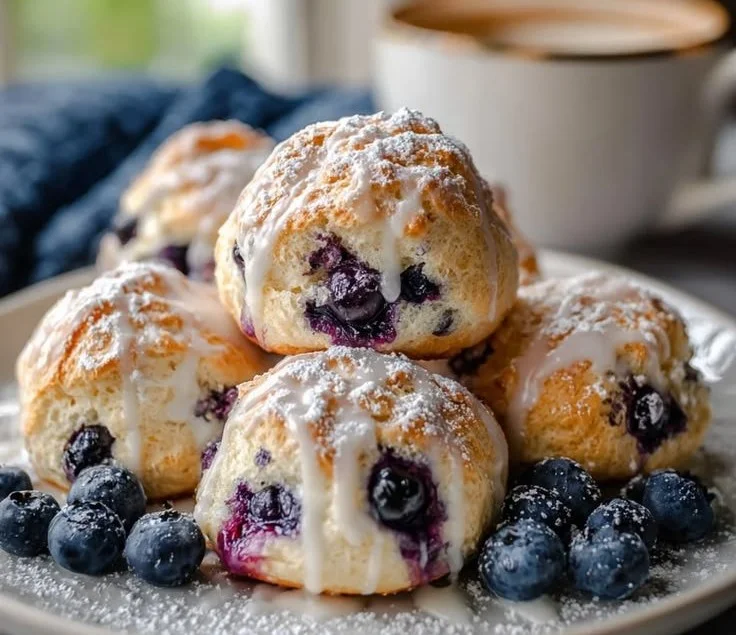 Air Fryer Blueberry Pie