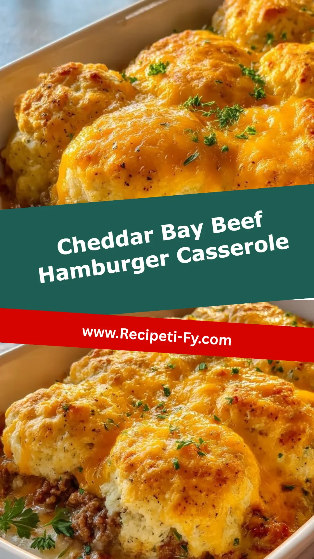 Cheddar Bay Beef Hamburger Casserole