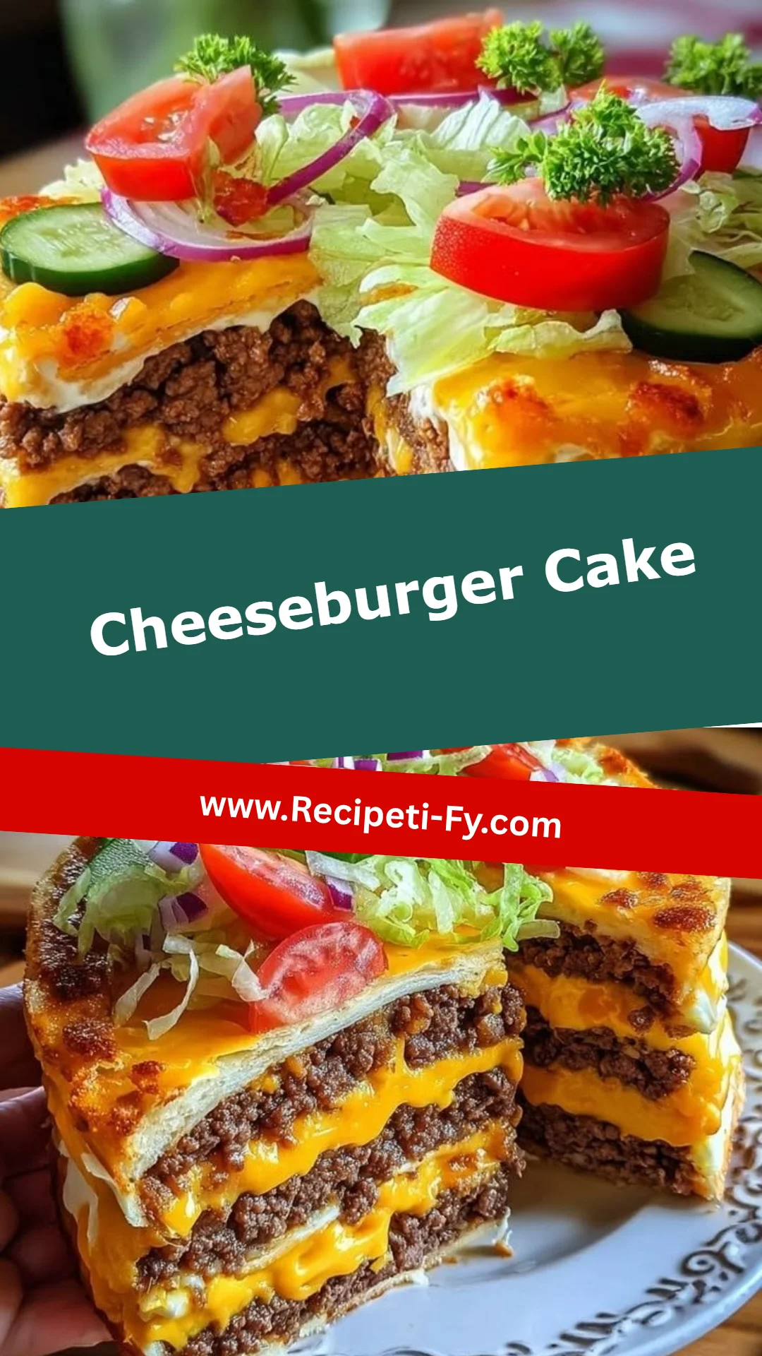 Cheeseburger Cake