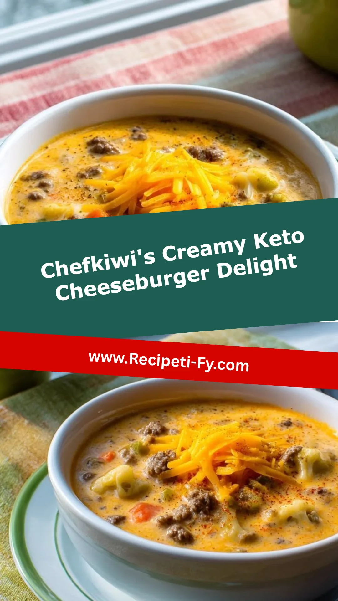 Chefkiwi's Creamy Keto Cheeseburger Delight