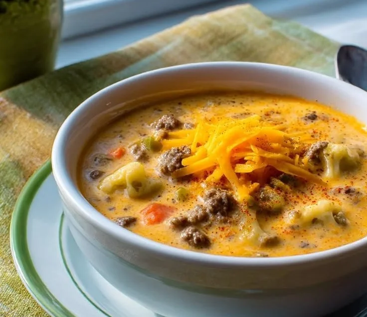 Chefkiwi's Creamy Keto Cheeseburger Delight