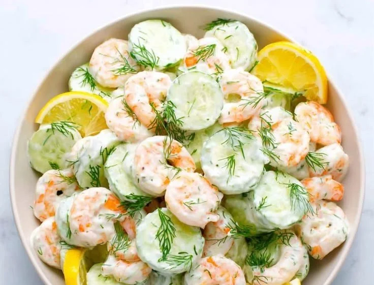 Cucumber Shrimp Salad