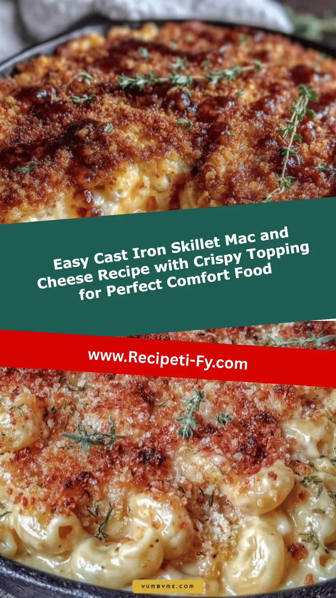 Easy Cast Iron Skillet Mac and Cheese Recipe with Crispy Topping for Perfect Comfort Food