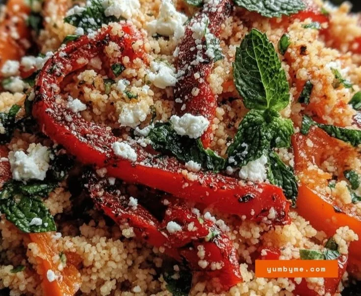 Easy Mediterranean Couscous Salad with Feta