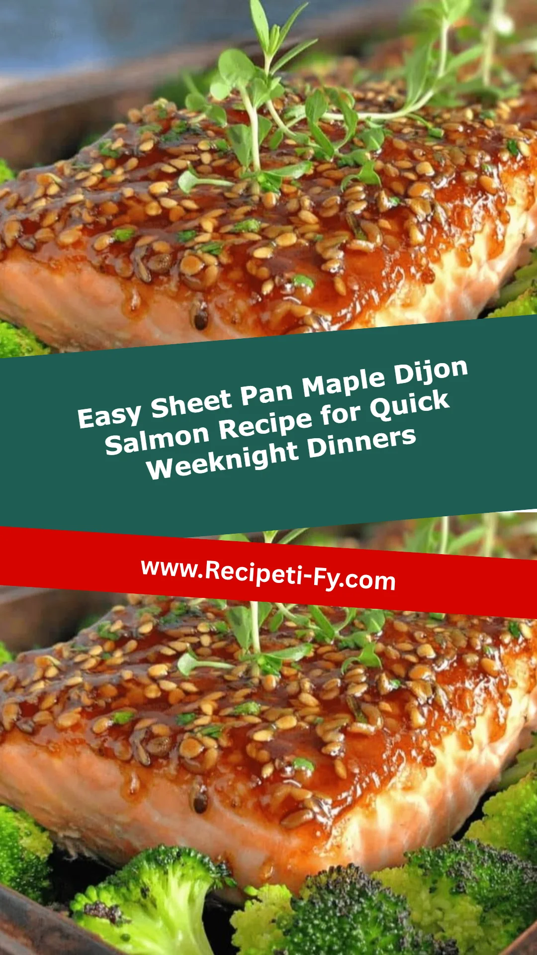 Easy Sheet Pan Maple Dijon Salmon Recipe for Quick Weeknight Dinners