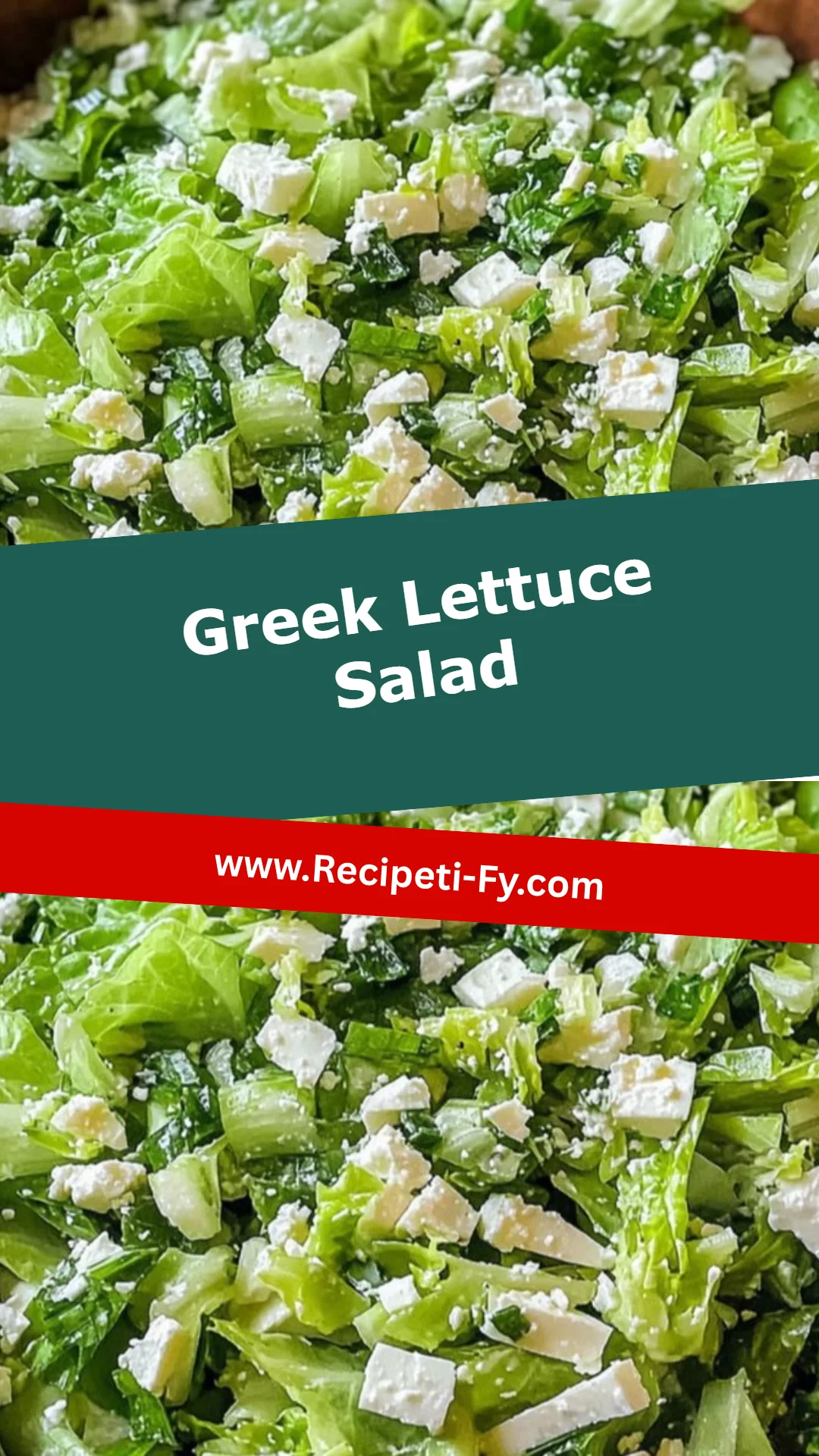 Greek Lettuce Salad