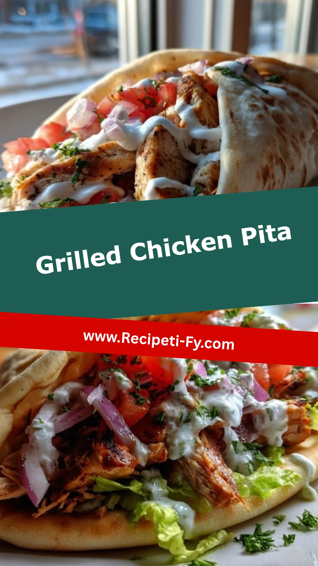 Grilled Chicken Pita