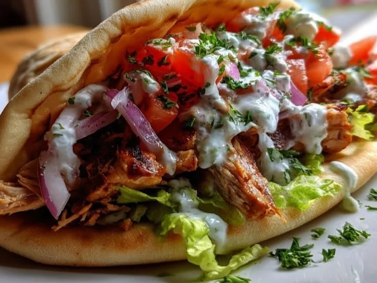 Grilled Chicken Pita