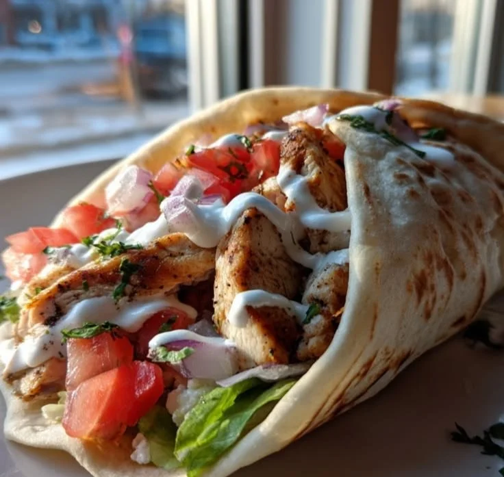 Grilled Chicken Pita